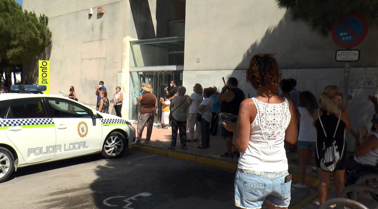 Reciente concentración de los vecinos del Río San Pedro.