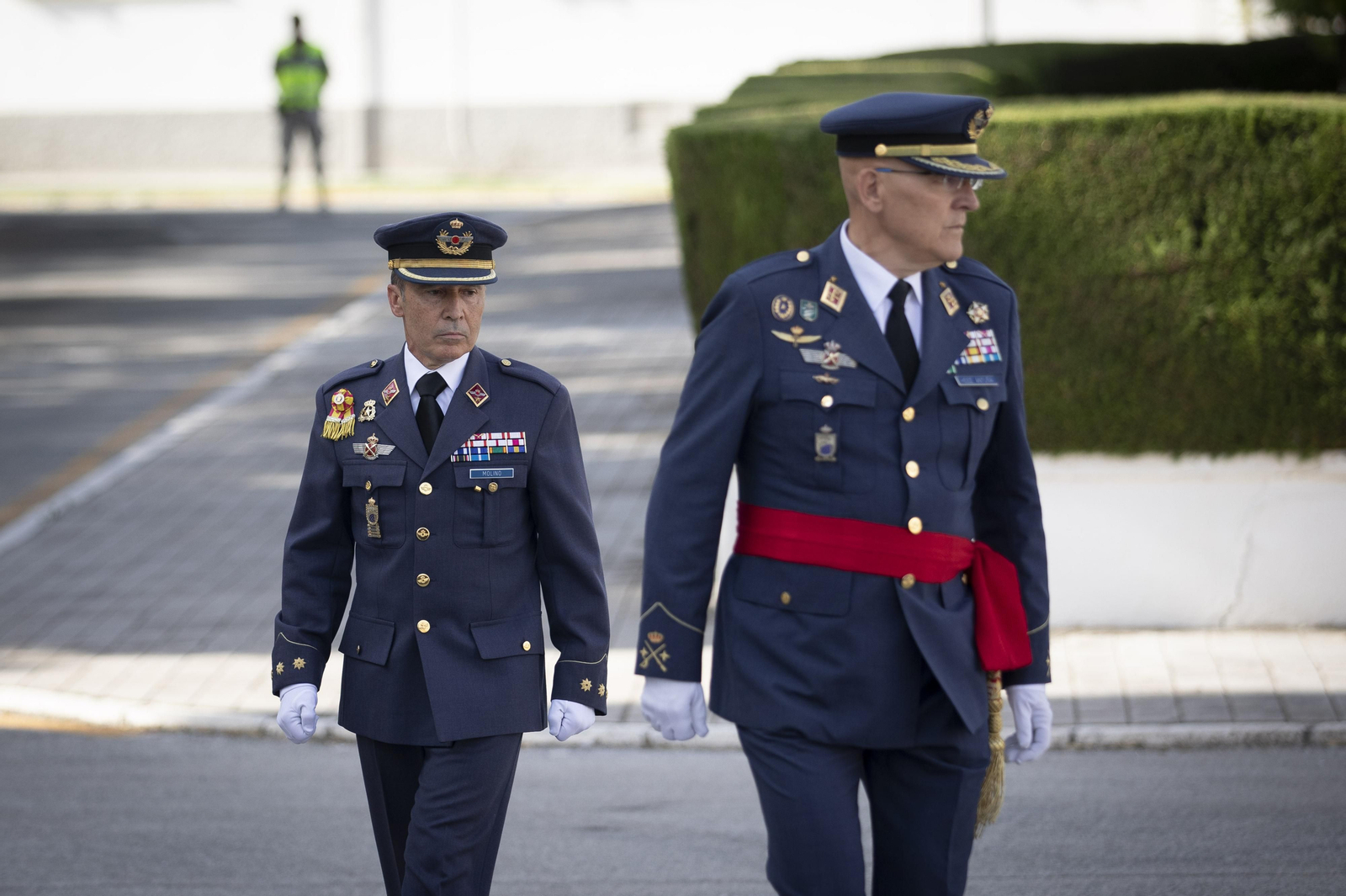 Así ha sido la toma de posesión como jefe de la Base Aérea de Armilla del coronel Miguel Durán Gálvez