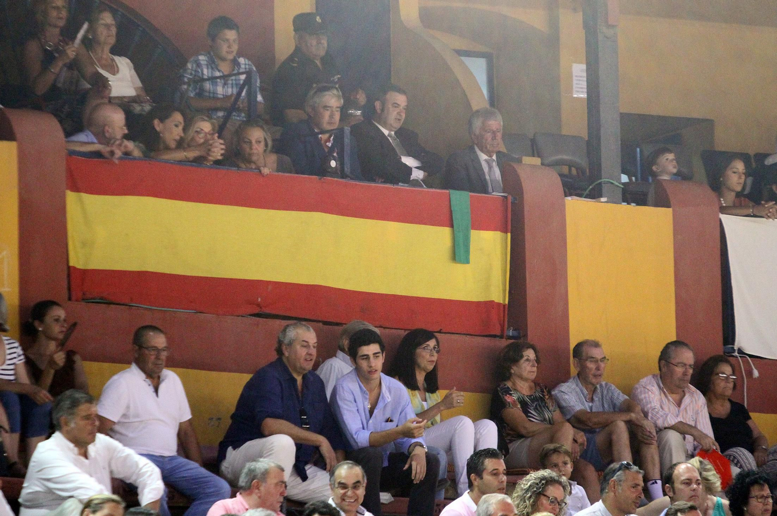 Imágenes de la corrida de rejones de Pablo Hermoso de Mendoza, Andrés Romero y Lea Vicens.