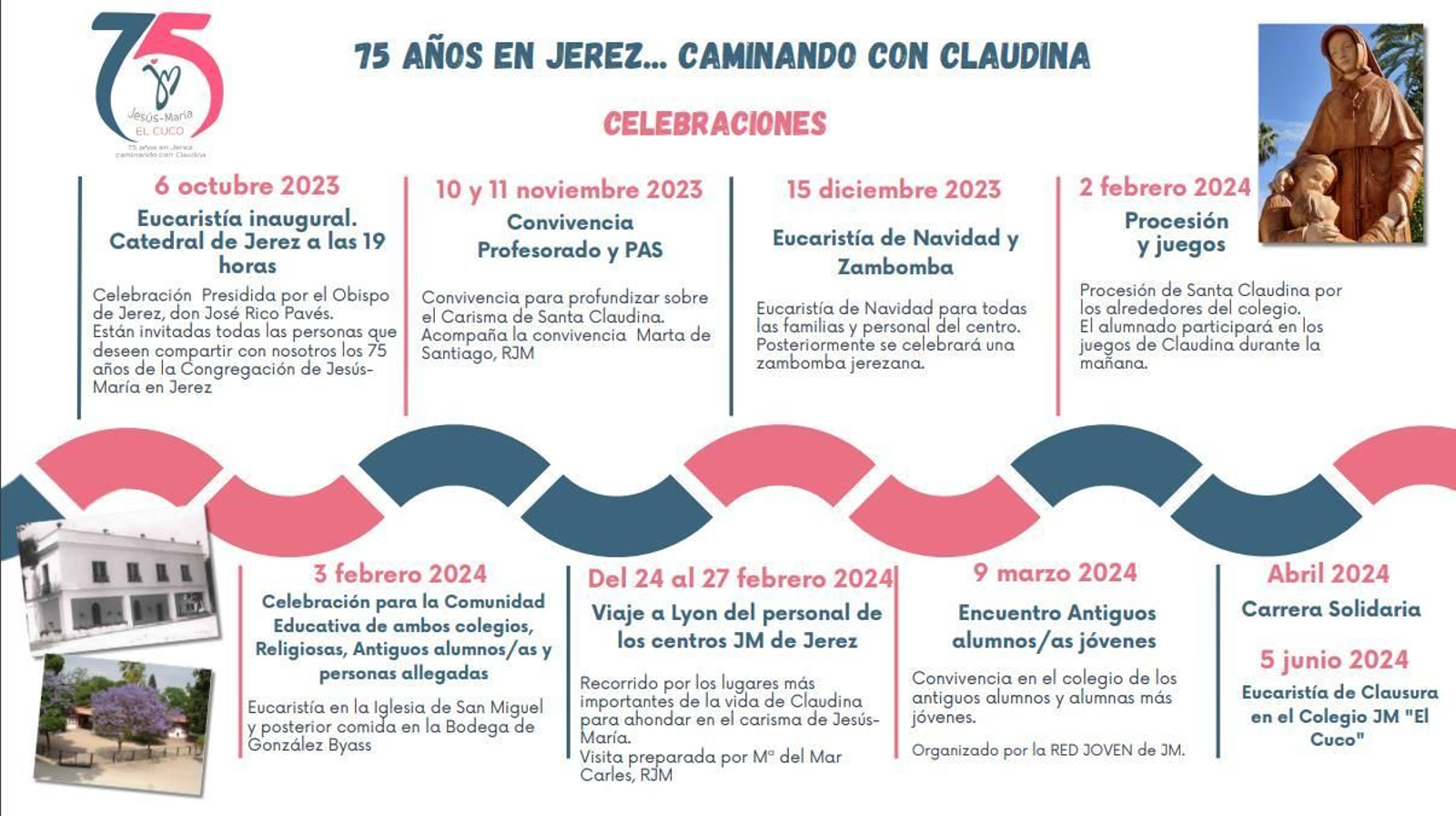 Comienzo de los actos por los 75 años de Jesús-Maria en Jerez