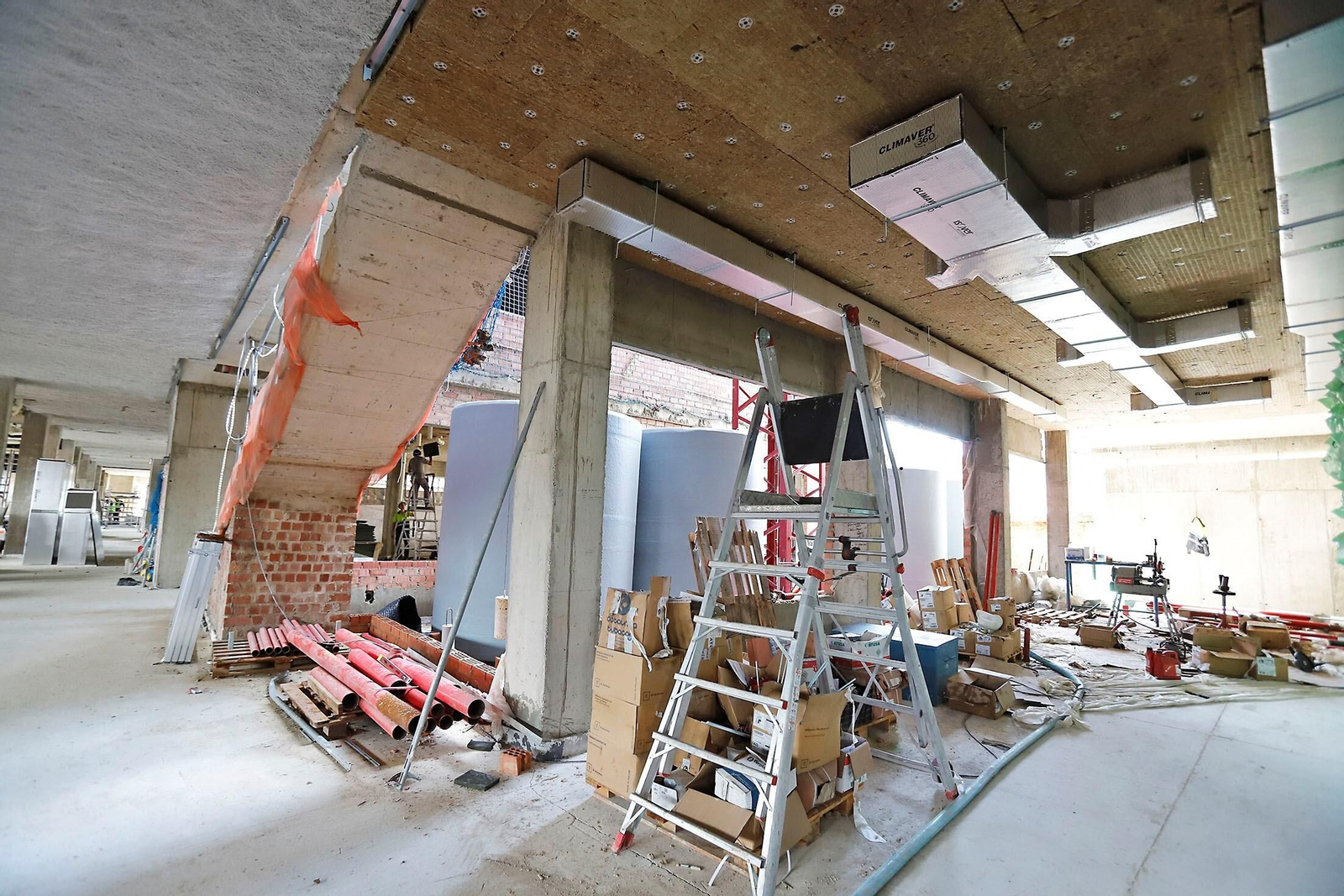 Imágenes de las obras de la residencia de estudiantes de Huelva