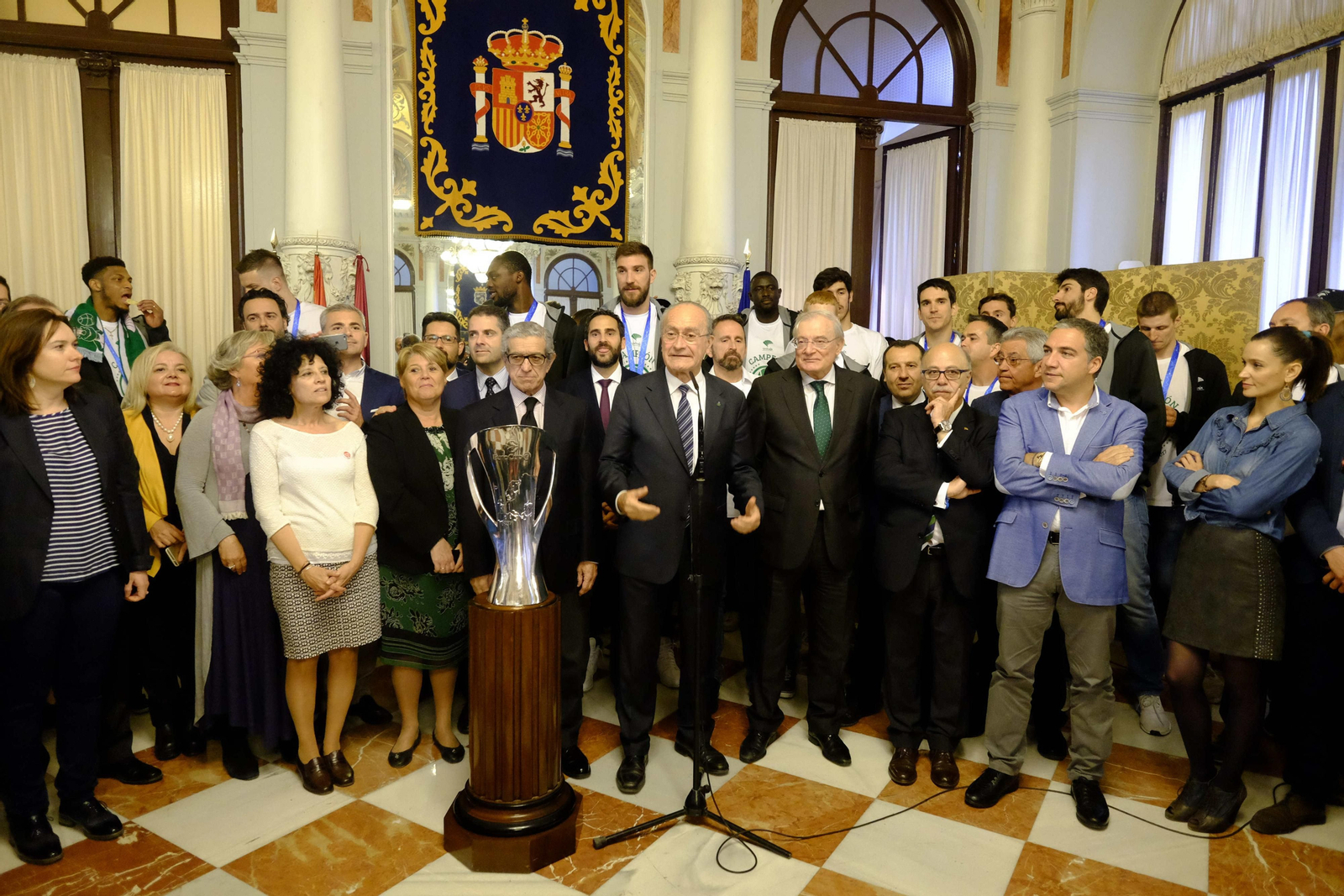 La era de Eduardo García como presidente del Unicaja, en fotos