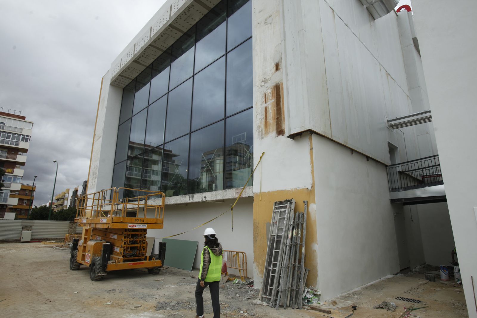 Obras en la "nueva" fábrica de Cruzcampo