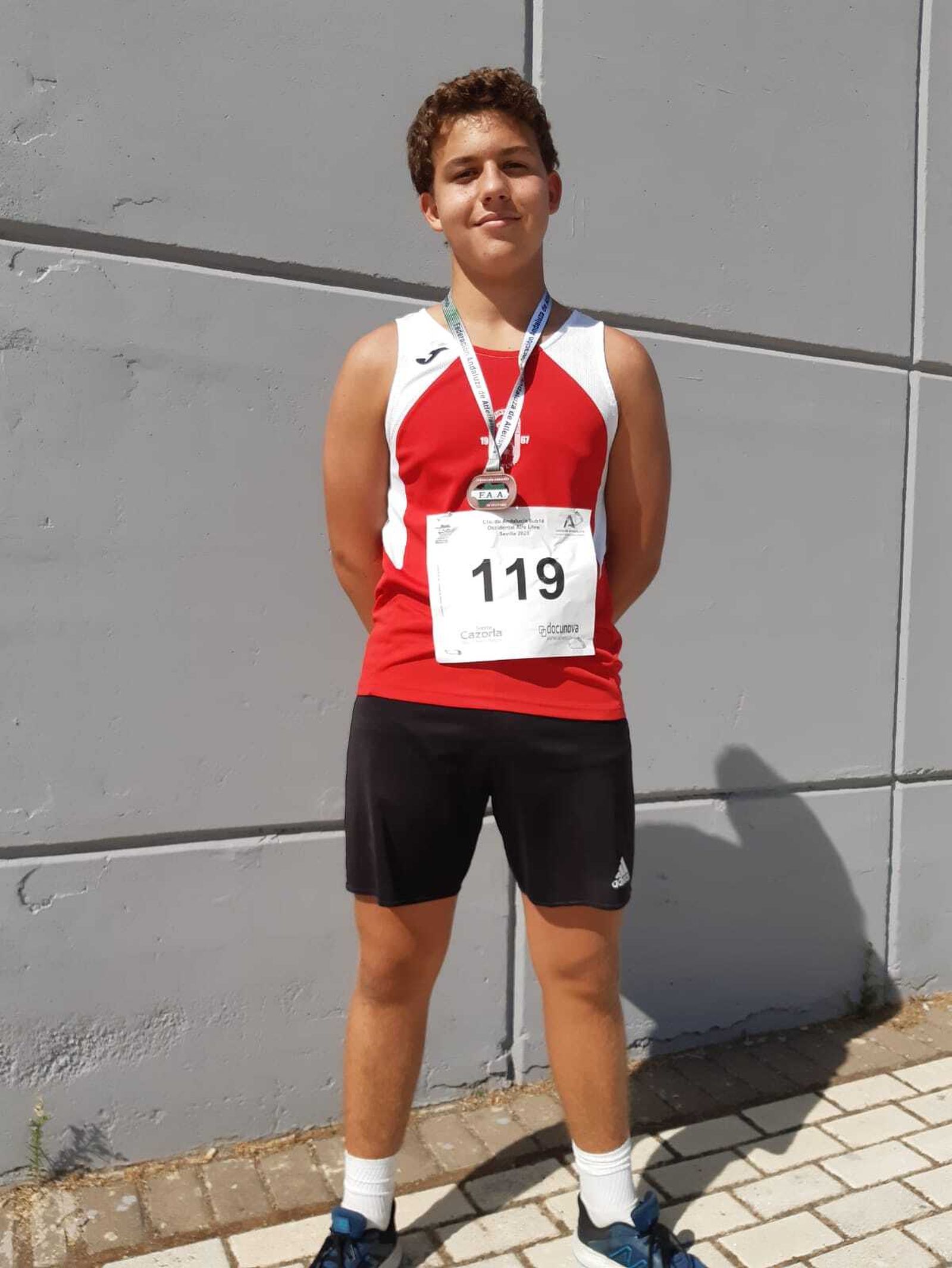 Javier Artero Muñoz es una de las bazas onubenses en el Nacional infantil y cadete.
