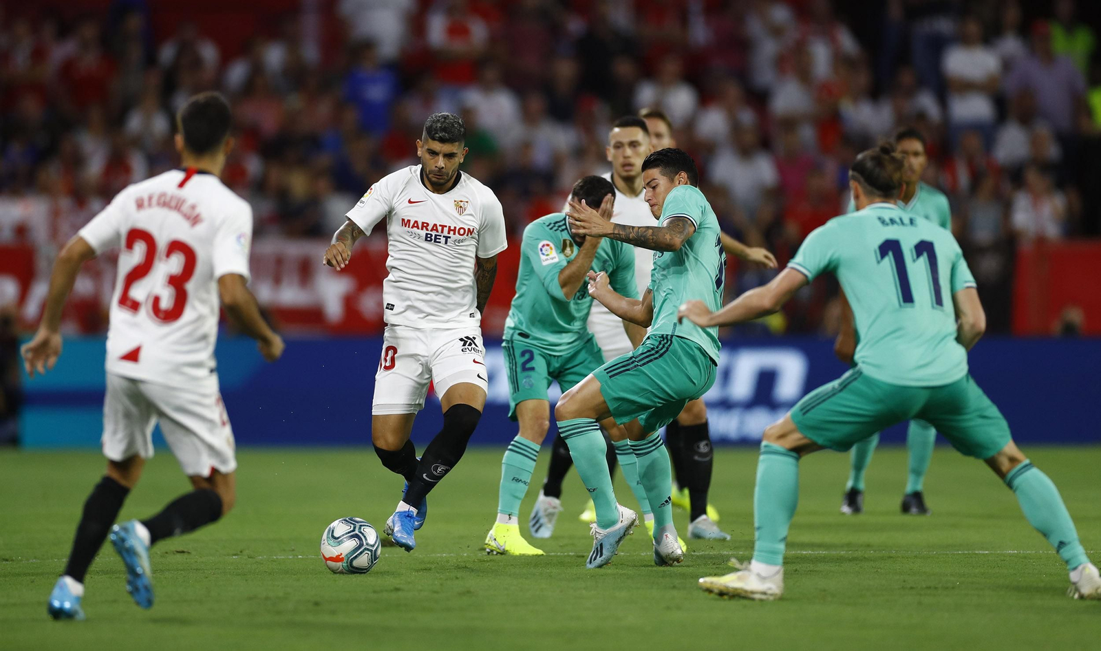 Las imágenes del Sevilla-Real Madrid