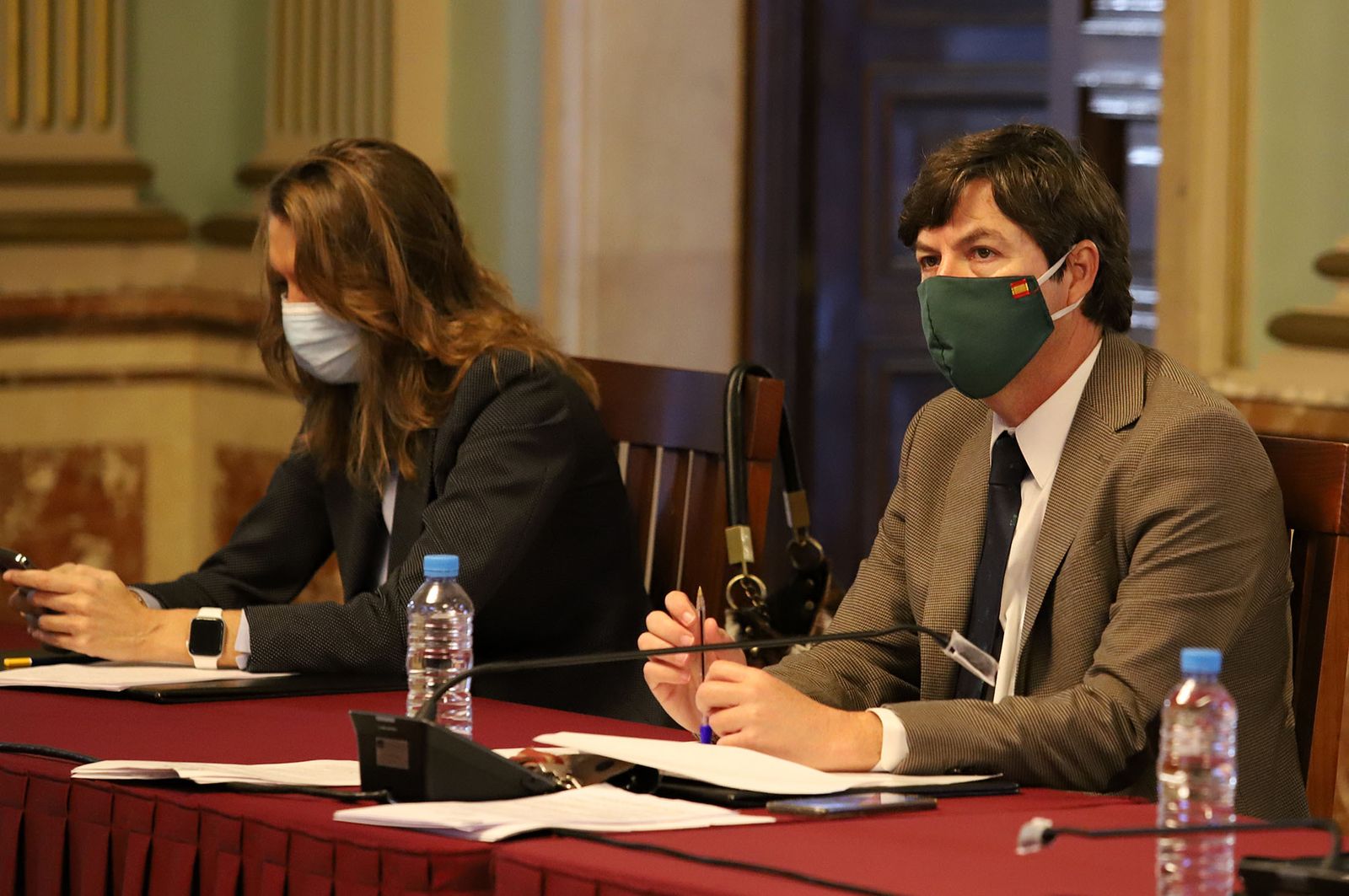 Imágenes del pleno celebrado en el Ayuntamiento de Huelva