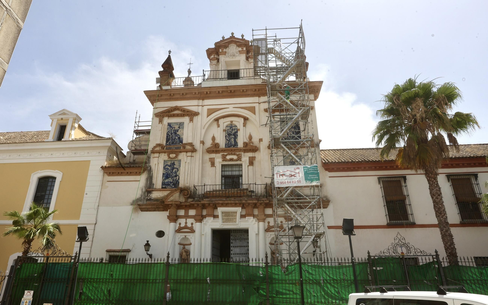 Obras en la Iglesia de La Caridad