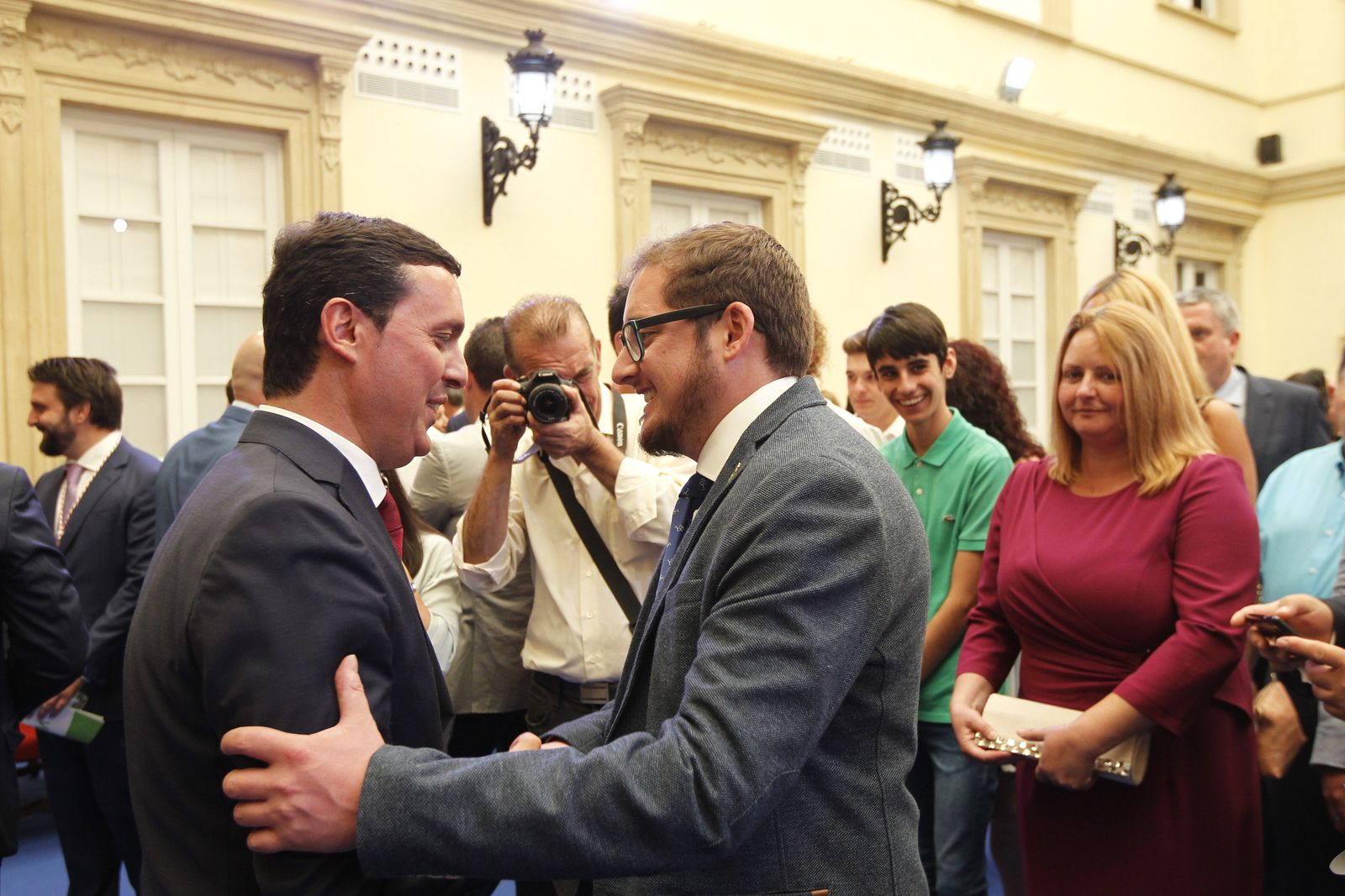 Pleno investidura Presidente Diputación de Almería. Javier Aureliano García