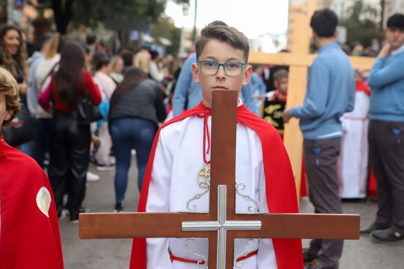 Fotos de la procesión infantil del colegio Nuestra Señora de los Milagros de Algeciras