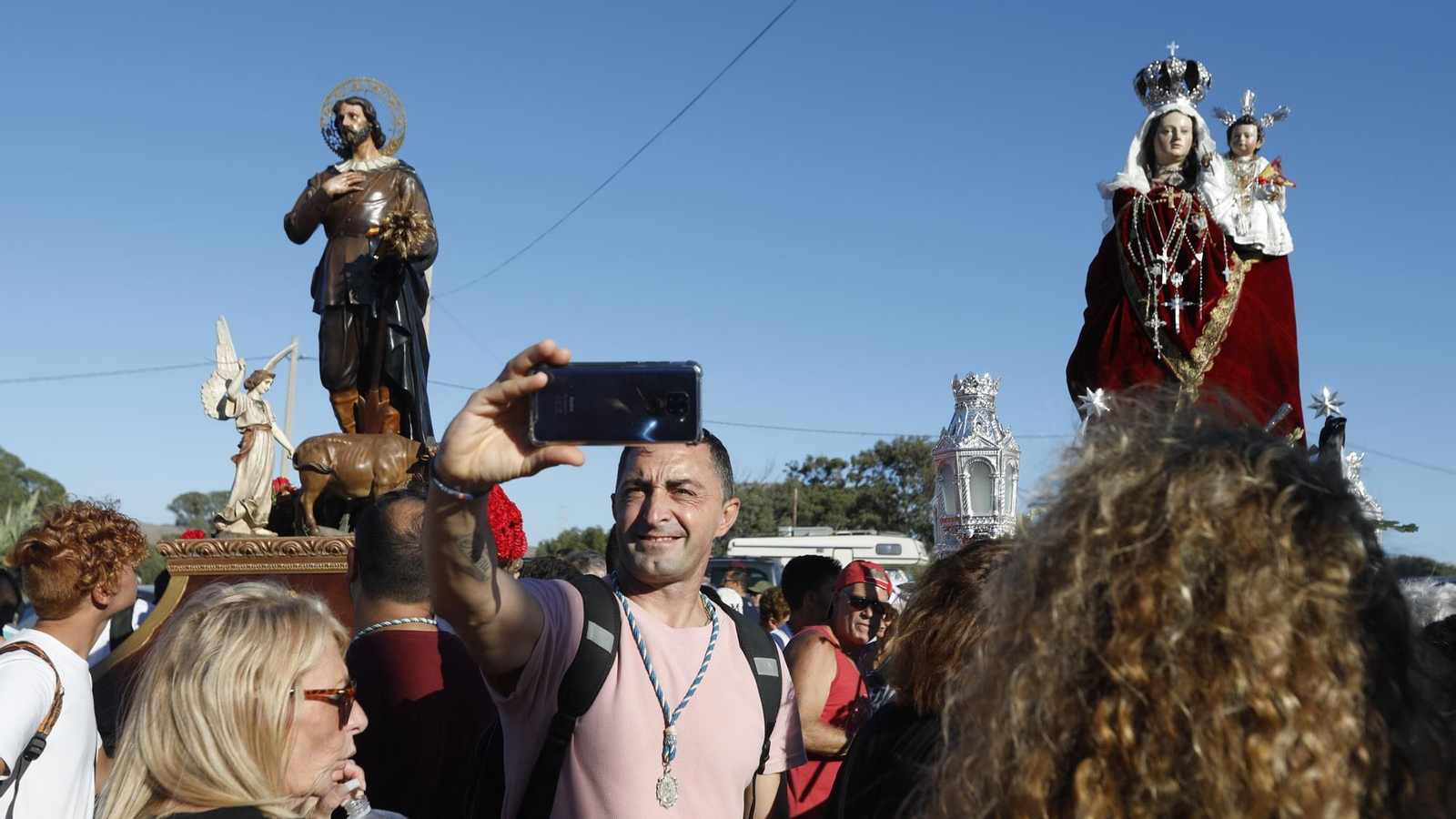 Las fotos de la llegada de la Virgen de la Luz a Tarifa