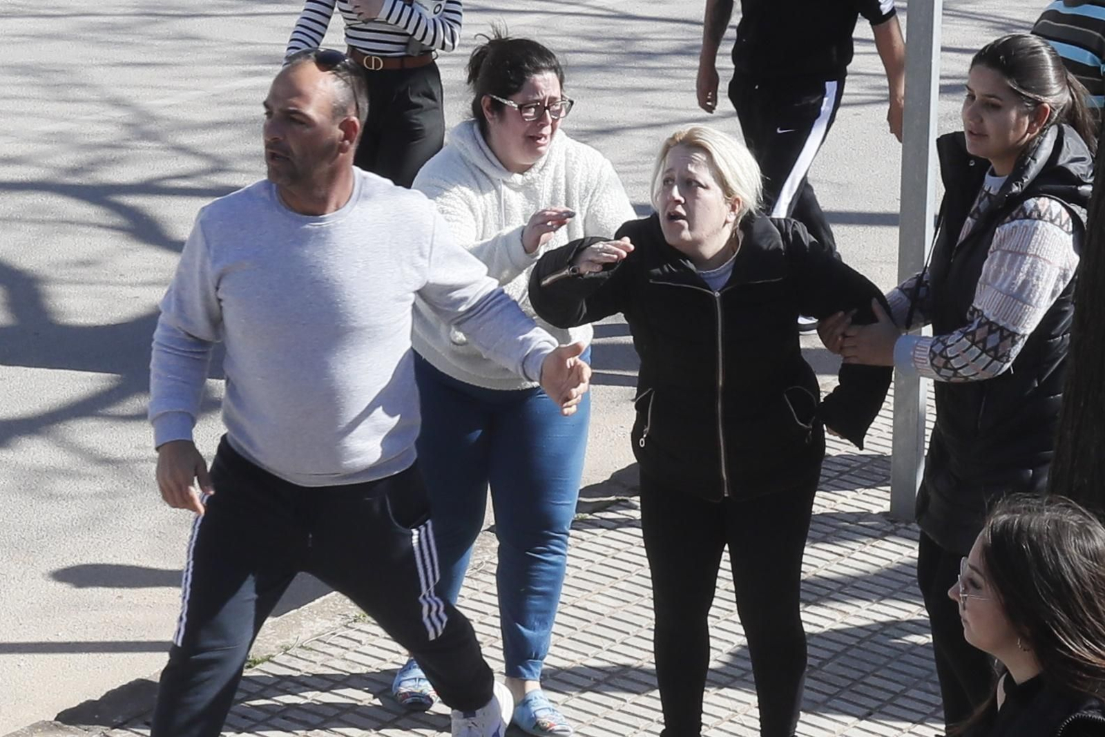 Fotos de la reconstrucción del crimen de El Rubio