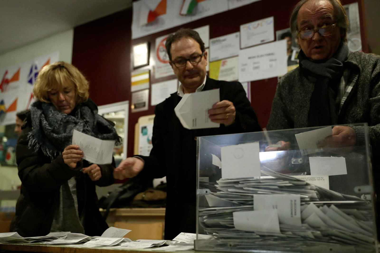Las imágenes de las elecciones catalanas