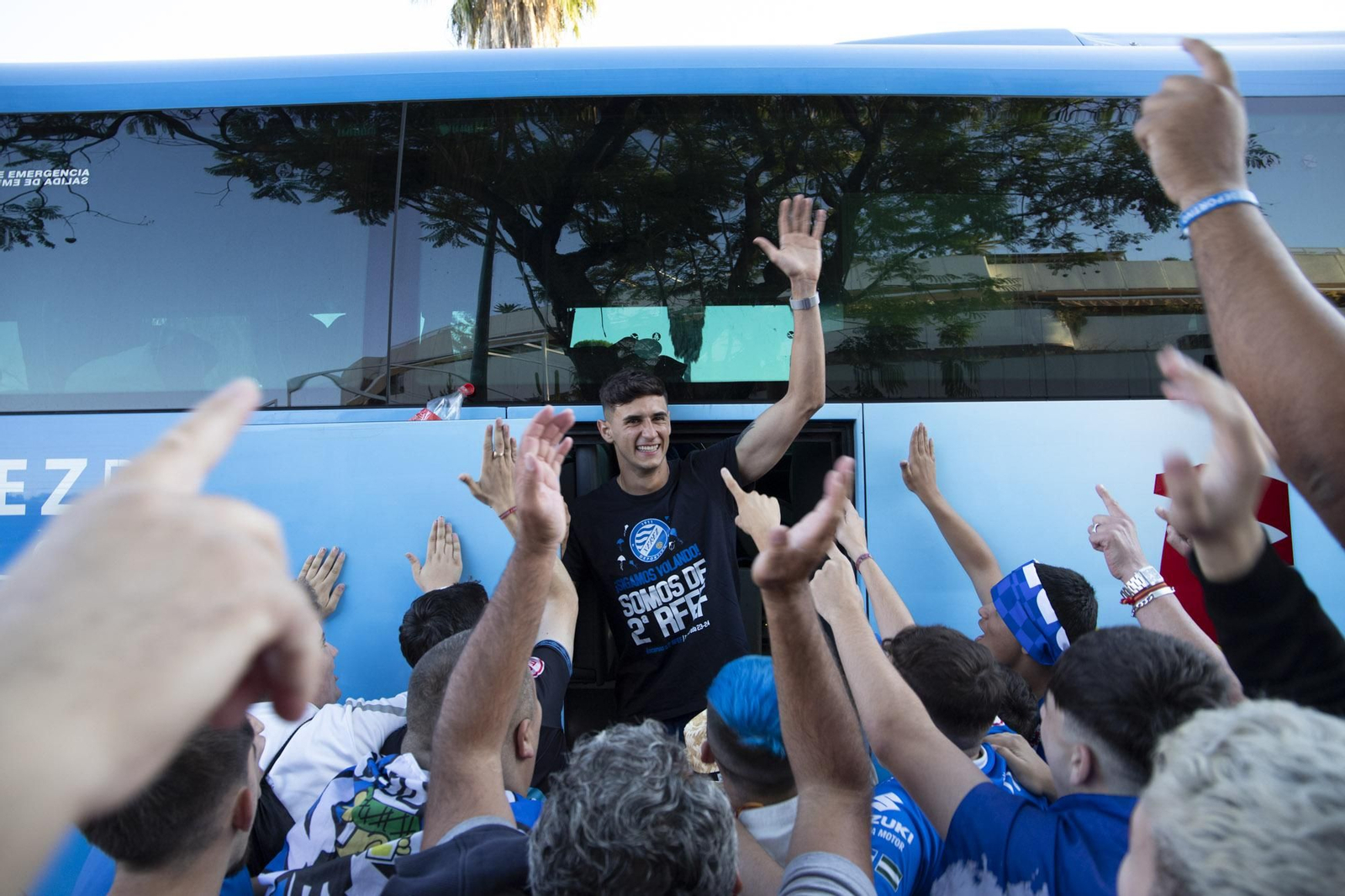 Así ha recibido la afición del Xerez DFC al equipo tras el ascenso