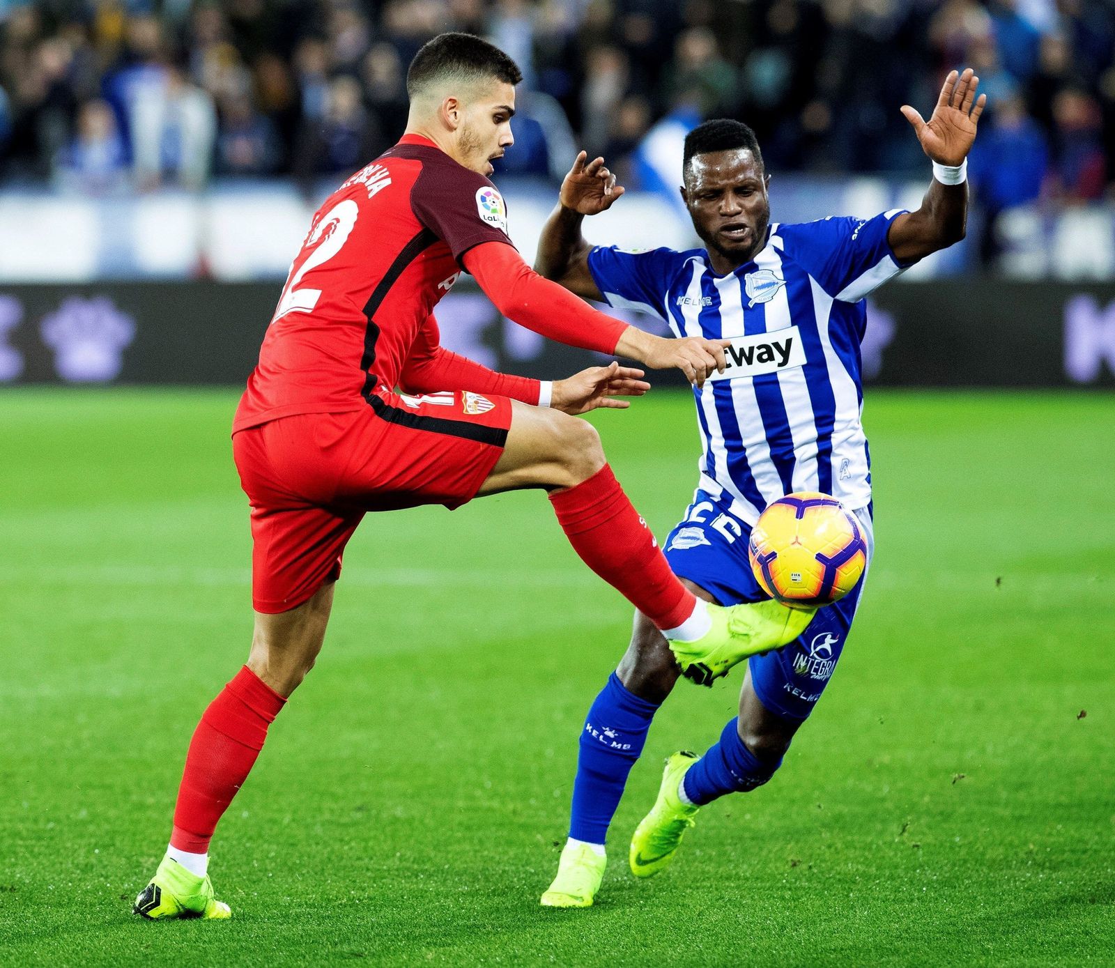 Las imágenes del Alavés-Sevilla