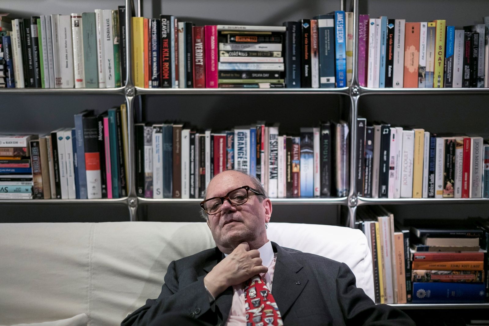 El poeta Pere Gimferrer (Barcelona, 1945) presentó 'Las llamas' esta semana en el Hotel de las Letras de Madrid.