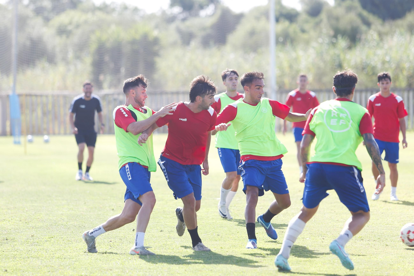 Las fotos del entrenamiento de pretemporada del Algeciras en La Menacha
