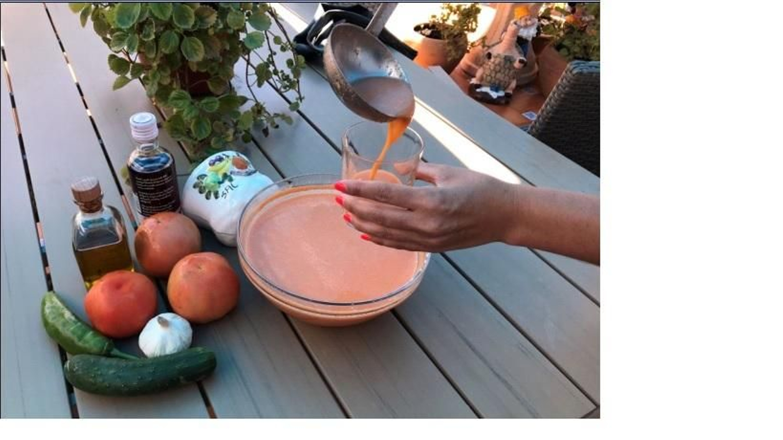 El poder quimiopreventivo del gazpacho es muy superior a cada uno de sus ingredientes por separado