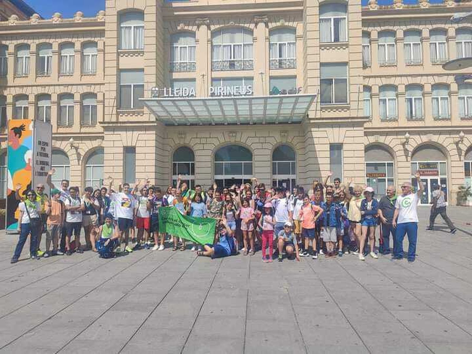 Niños Asociación Española contra el Cáncer están en el valle de Arán