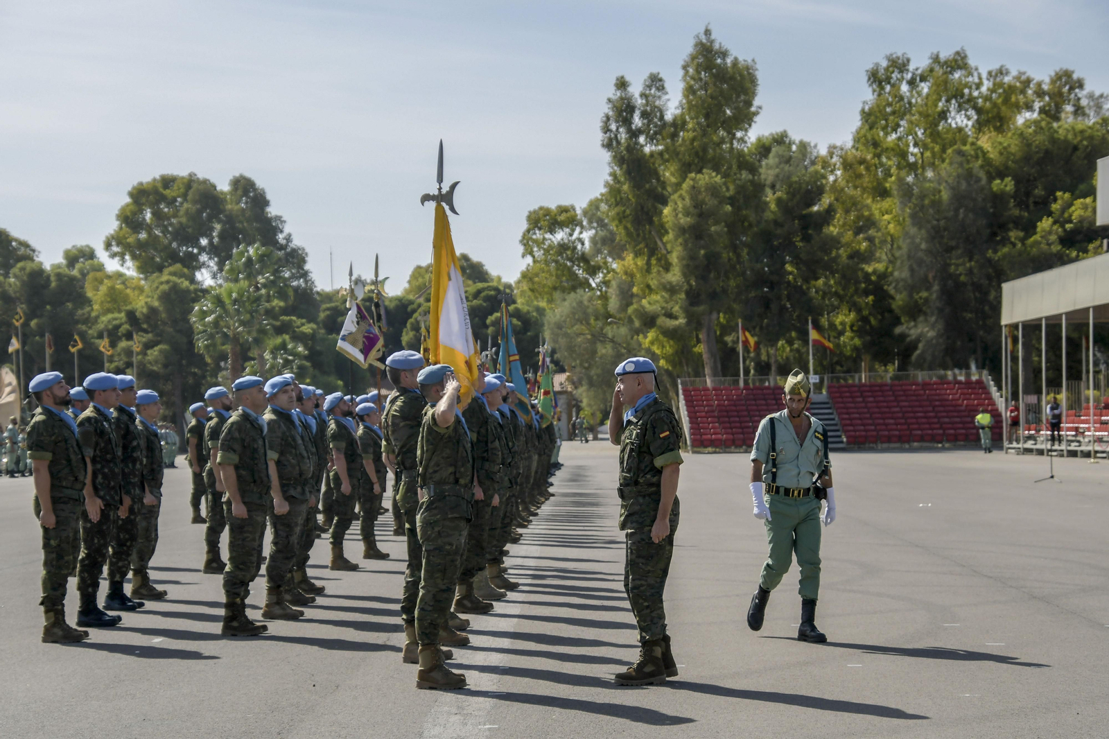 La Legión despide al contingente que participa en la misión Libre Hidalgo en Líbano