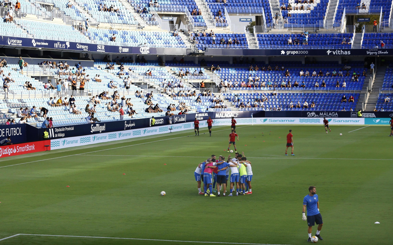 El Málaga CF-Mirandés, en fotos