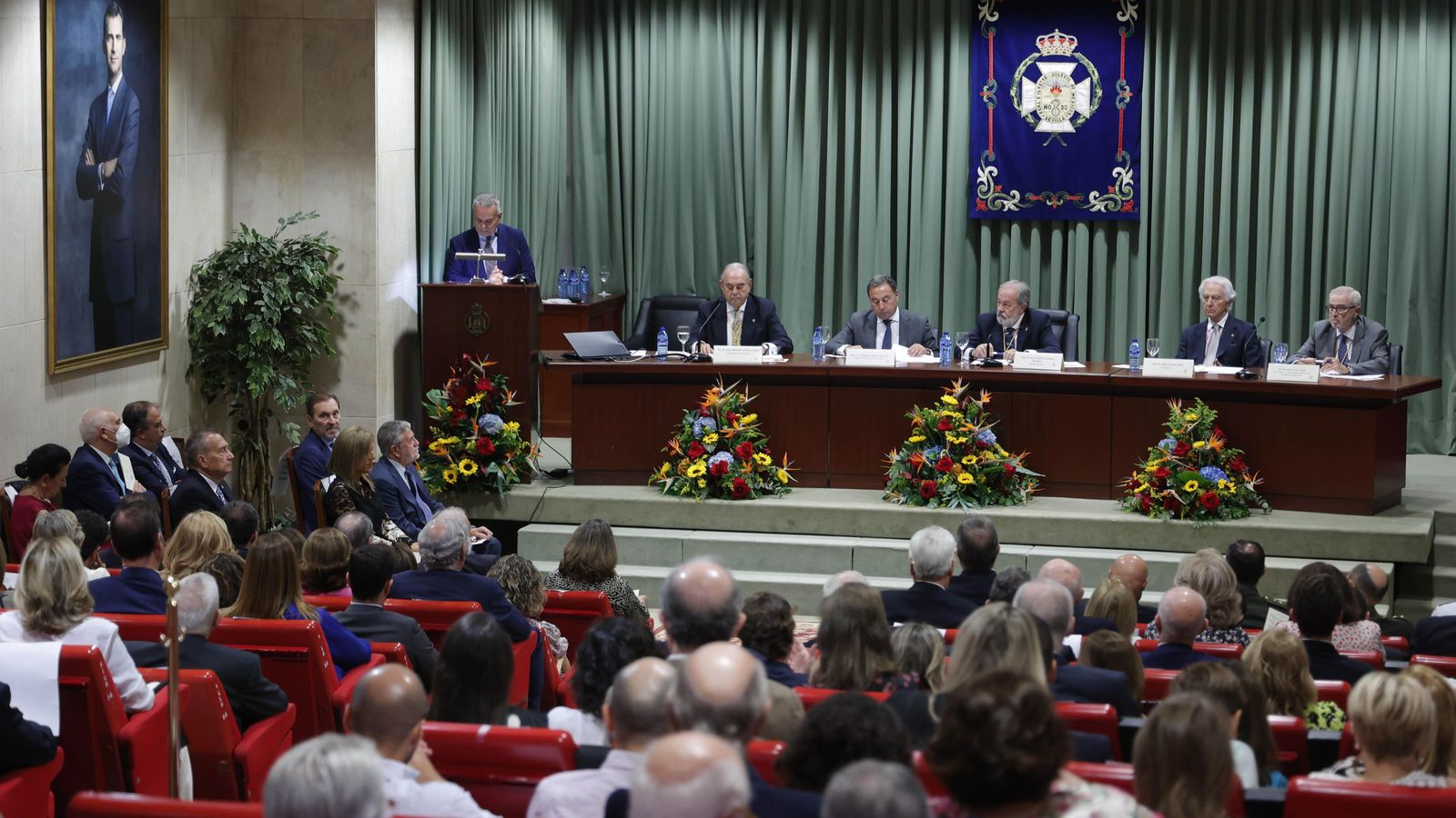 Una vista panorámica del acto institucional.