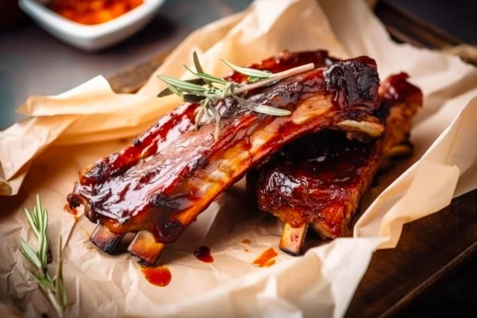 Sabor ahumado y ternura con estas costillas de cerdo a la BBQ en Air Fryer