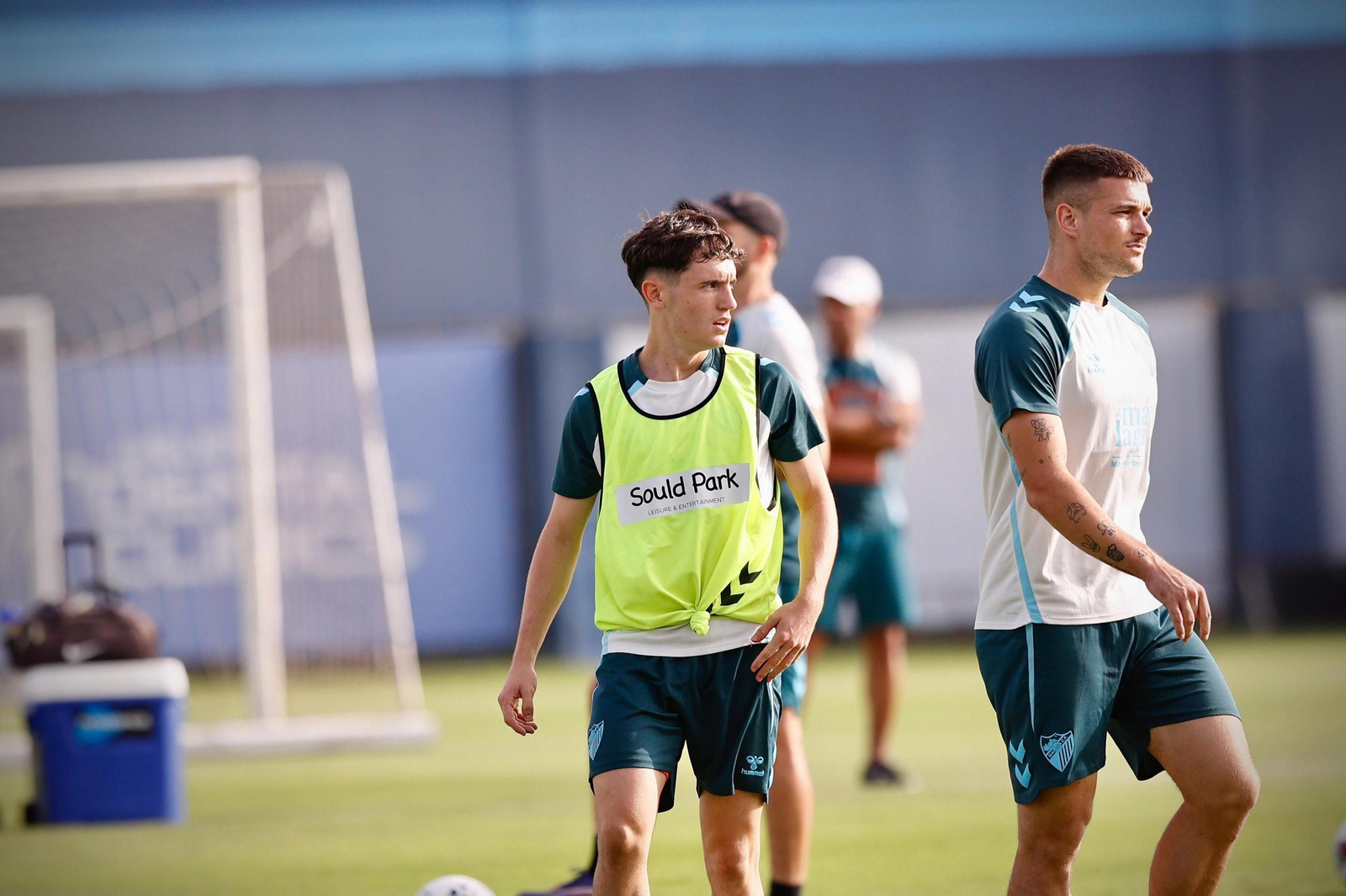 Haitam Abaida, "el mejor fichaje del Málaga", se entrena con el grupo