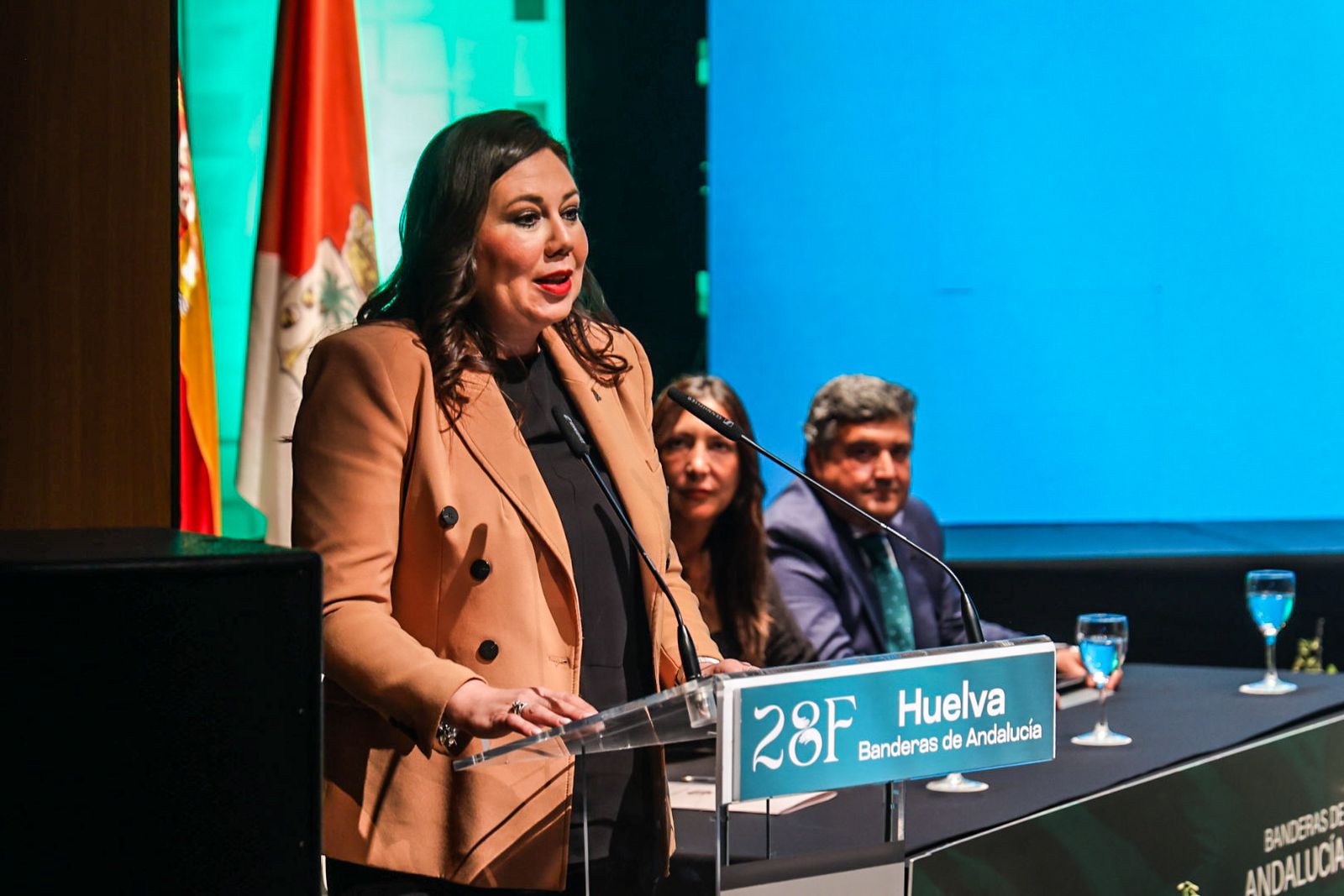 Fotografías del acto de entrega de las Banderas de Andalucía con motivo del 28F