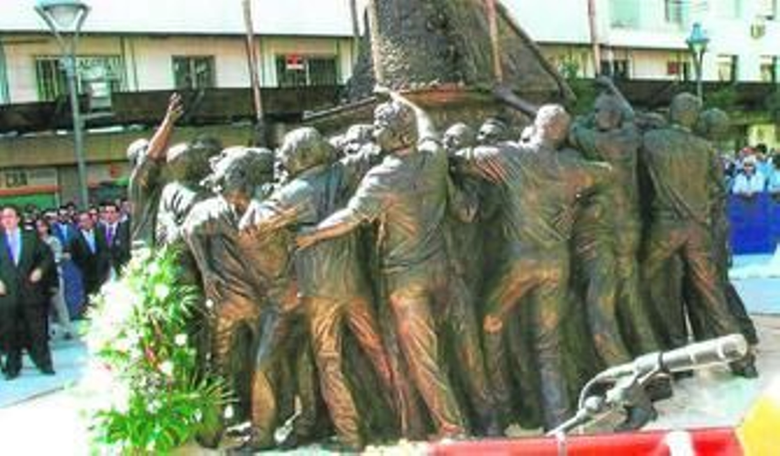 Inauguración del Monumento a la Virgen del Rocío.