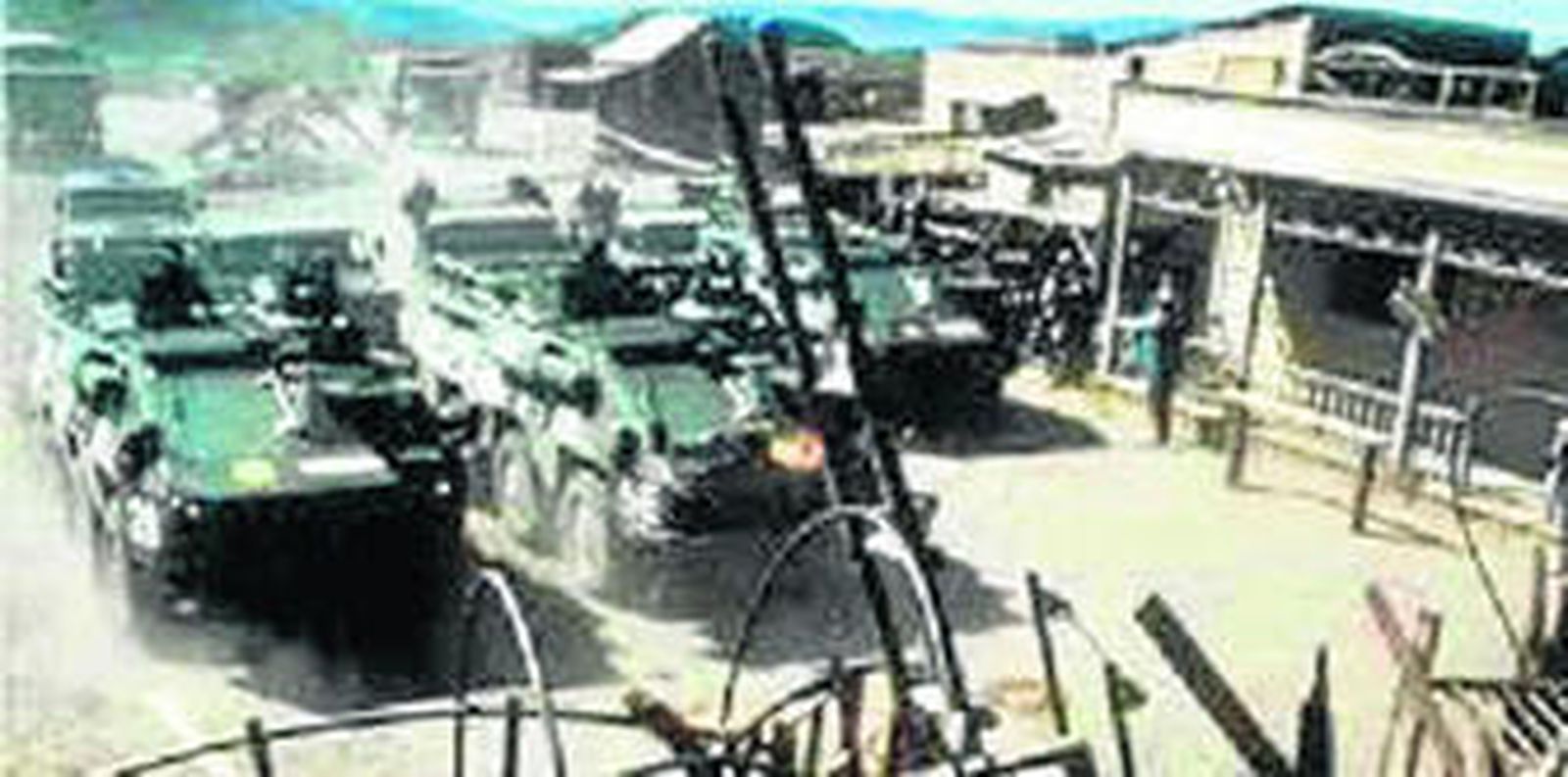 Vehículos de la Legión en el filme 800 balas de Alex de la Iglesia.