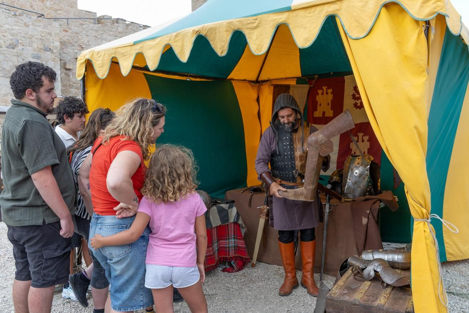 Moradores del Castillo de Jaén, recreación histórica de la Edad Media en el Cerro de Santa Catalina