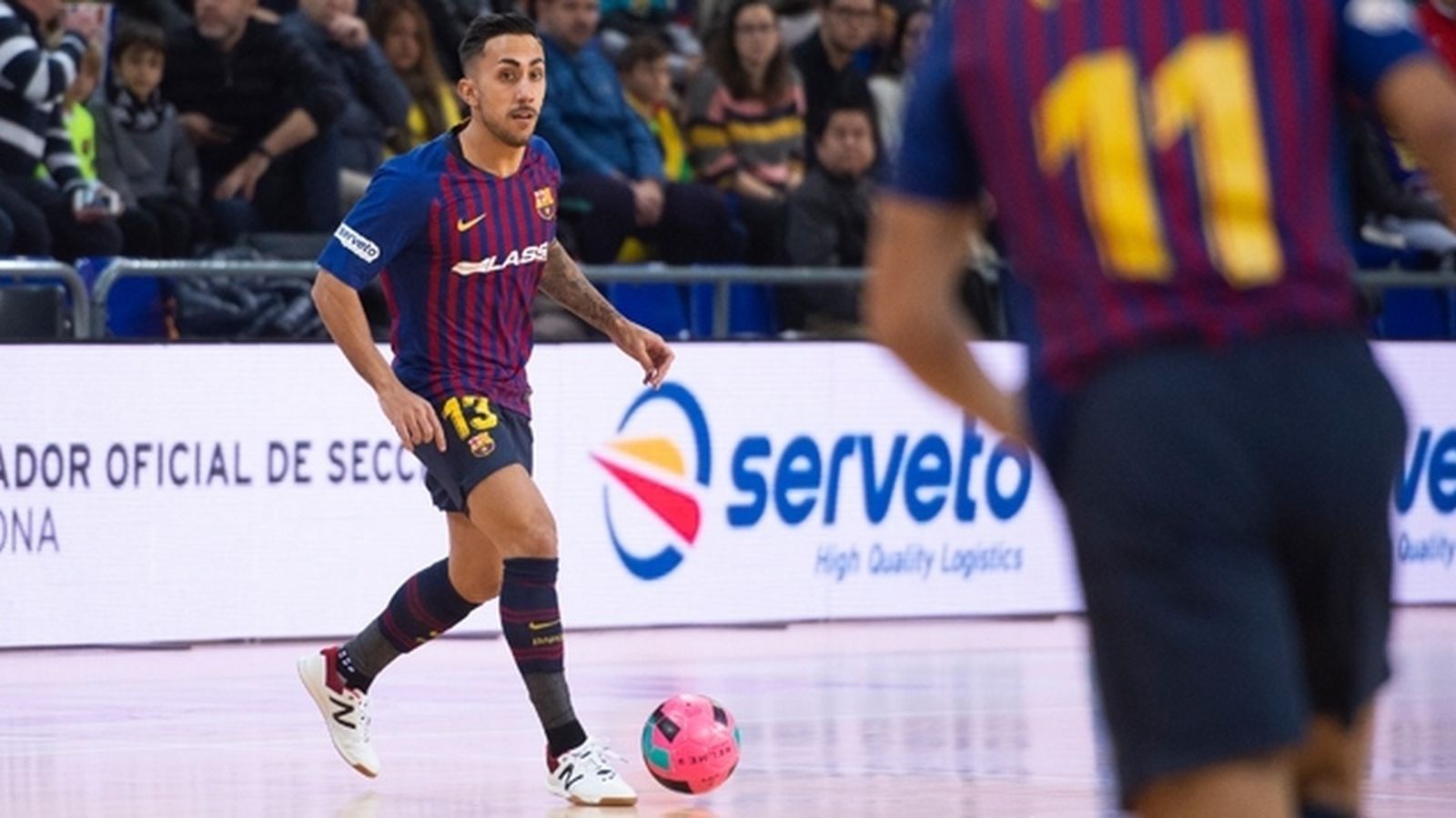 Joselito, en acción con la camiseta de su actual equipo, el FC Barcelona.
