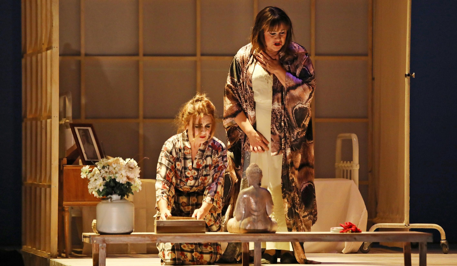 Imágenes de la ópera Madama Butterfly  con la jerezana Maribel Ortega como protagonista