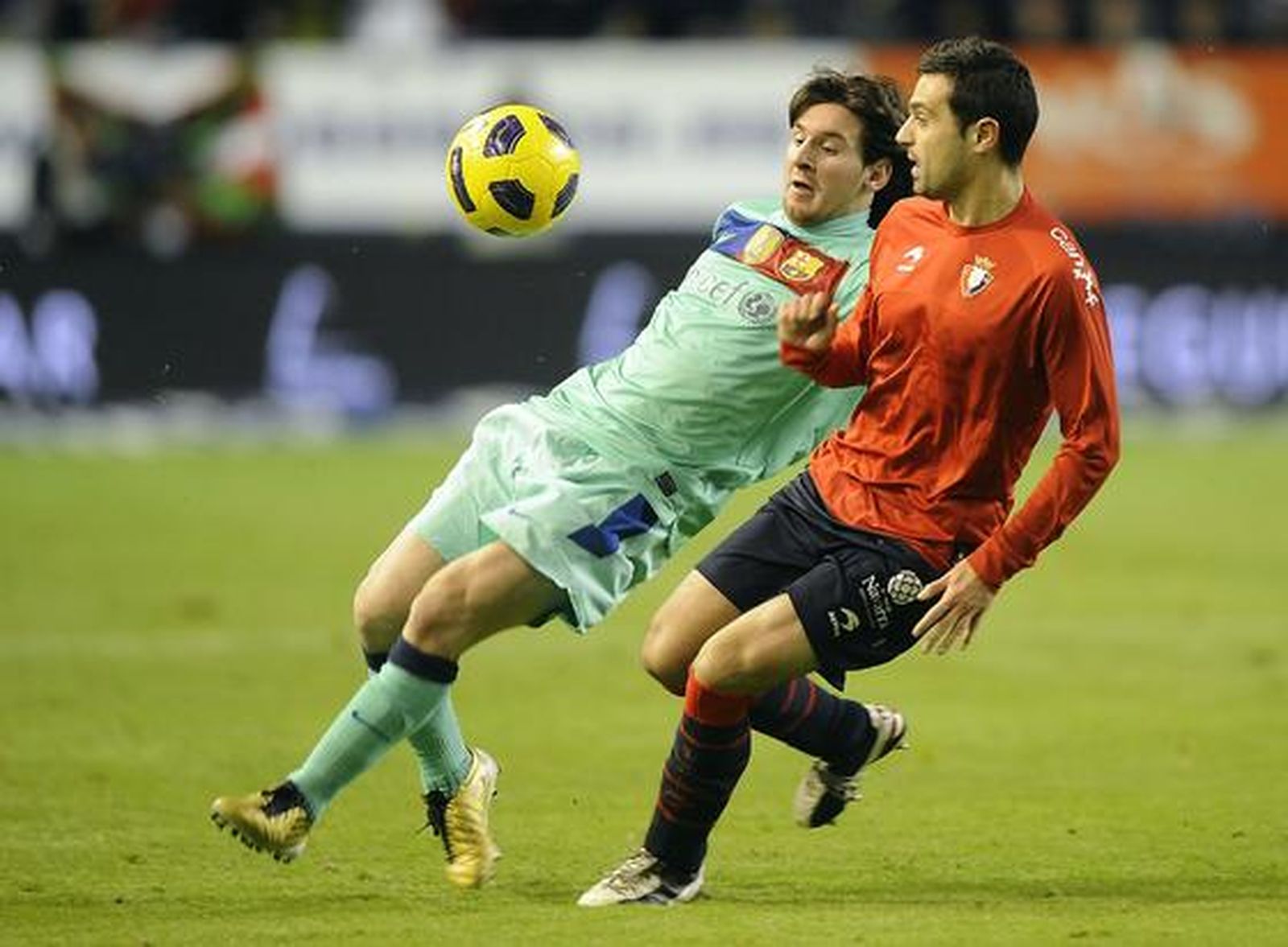 El Barcelona gana con facilidad a Osasuna en Pamplona. / AFP