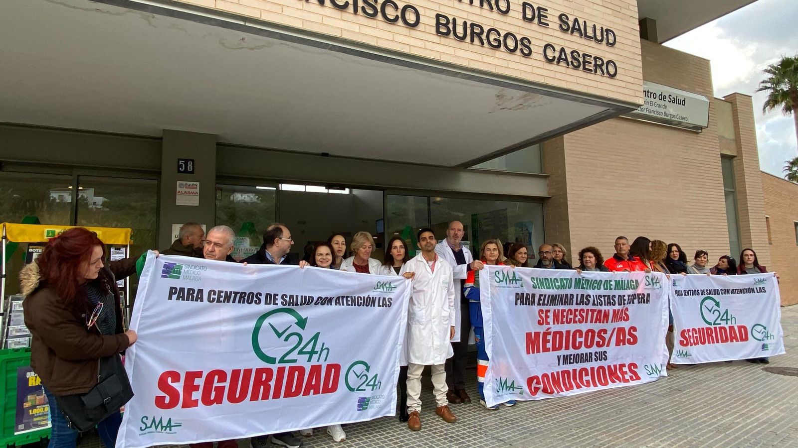 Concentración, este martes, en Alhaurín el Grande.