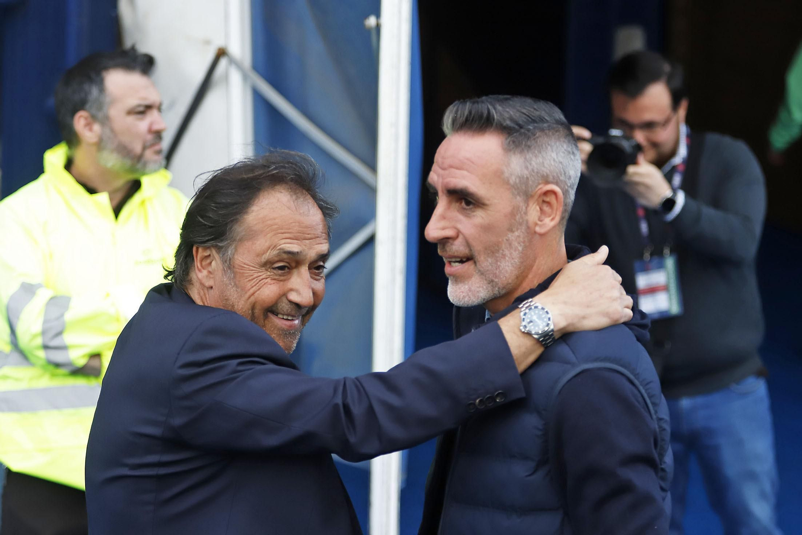 Imágenes del ambiente en el Recreativo de Huelva - San Fernando