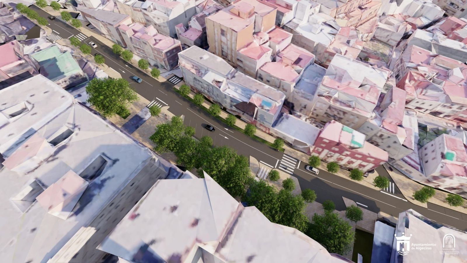 Infografías para el proyecto de reurbanización Avda. Gesto por la Paz – Plaza Juan de Lima