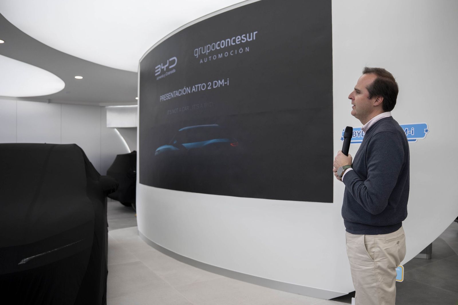 Presentación del nuevo BYD Atto, el coche eléctrico en imágenes