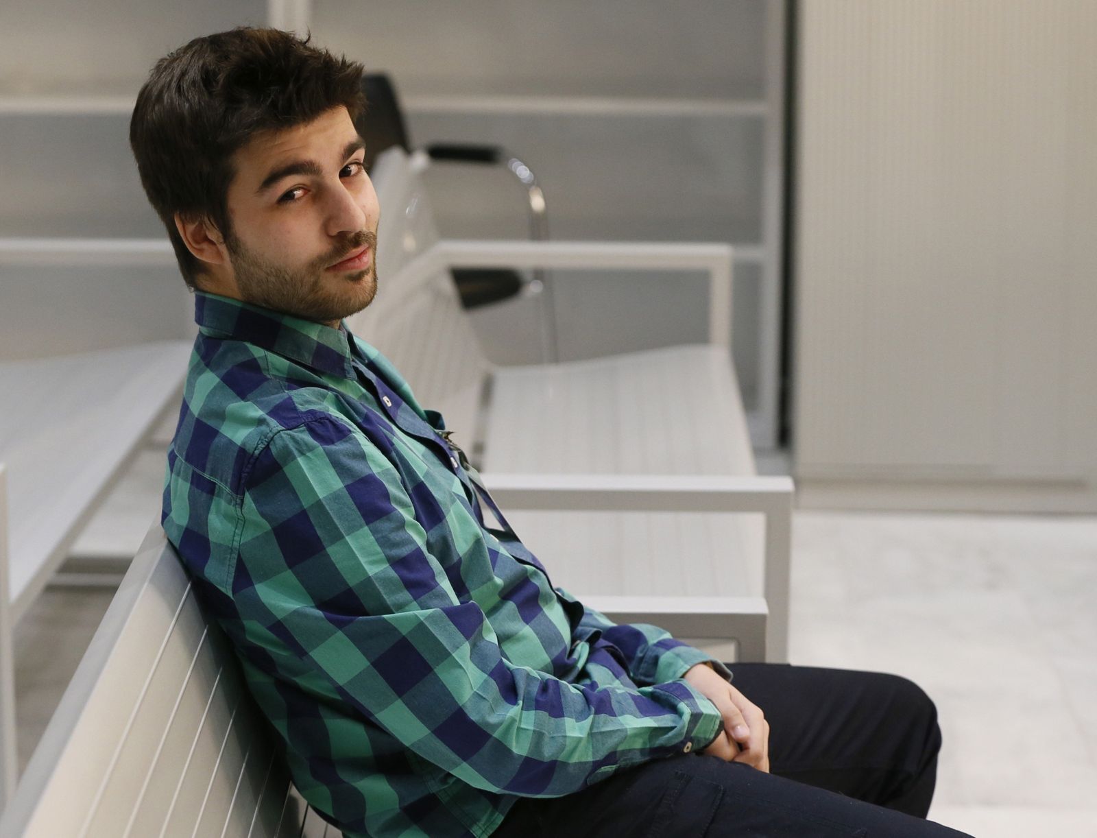 Rubén G.G., en el banquillo.