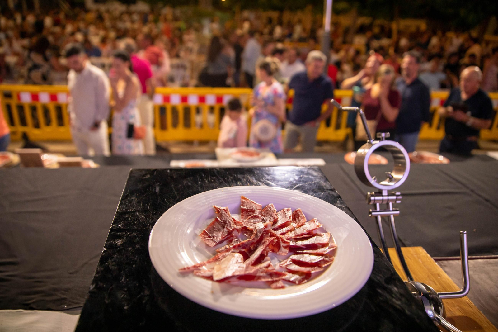 Concurso de cortadores de jamón en Serón, en imágenes