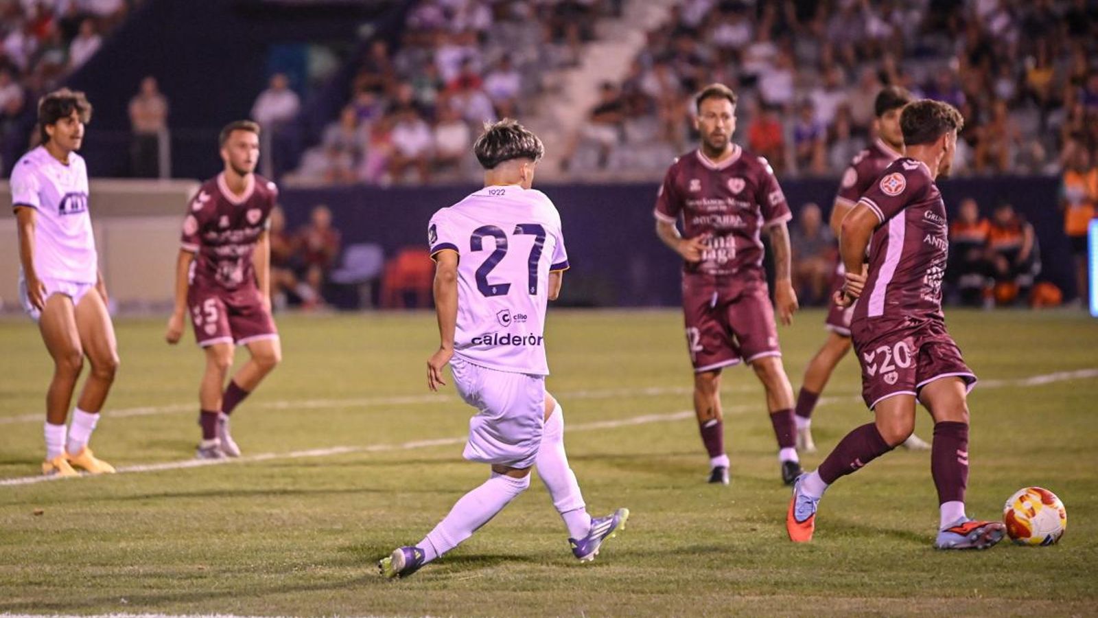 Pozo, en una acción del choque.