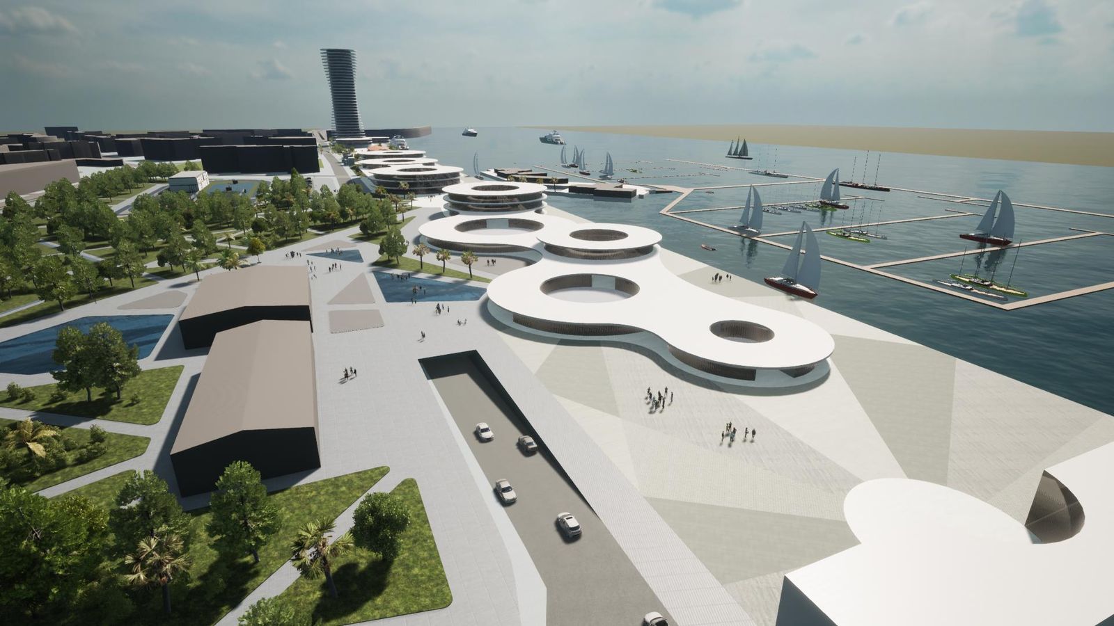 Proyecto del Muelle de Levante del Puerto de Huelva.