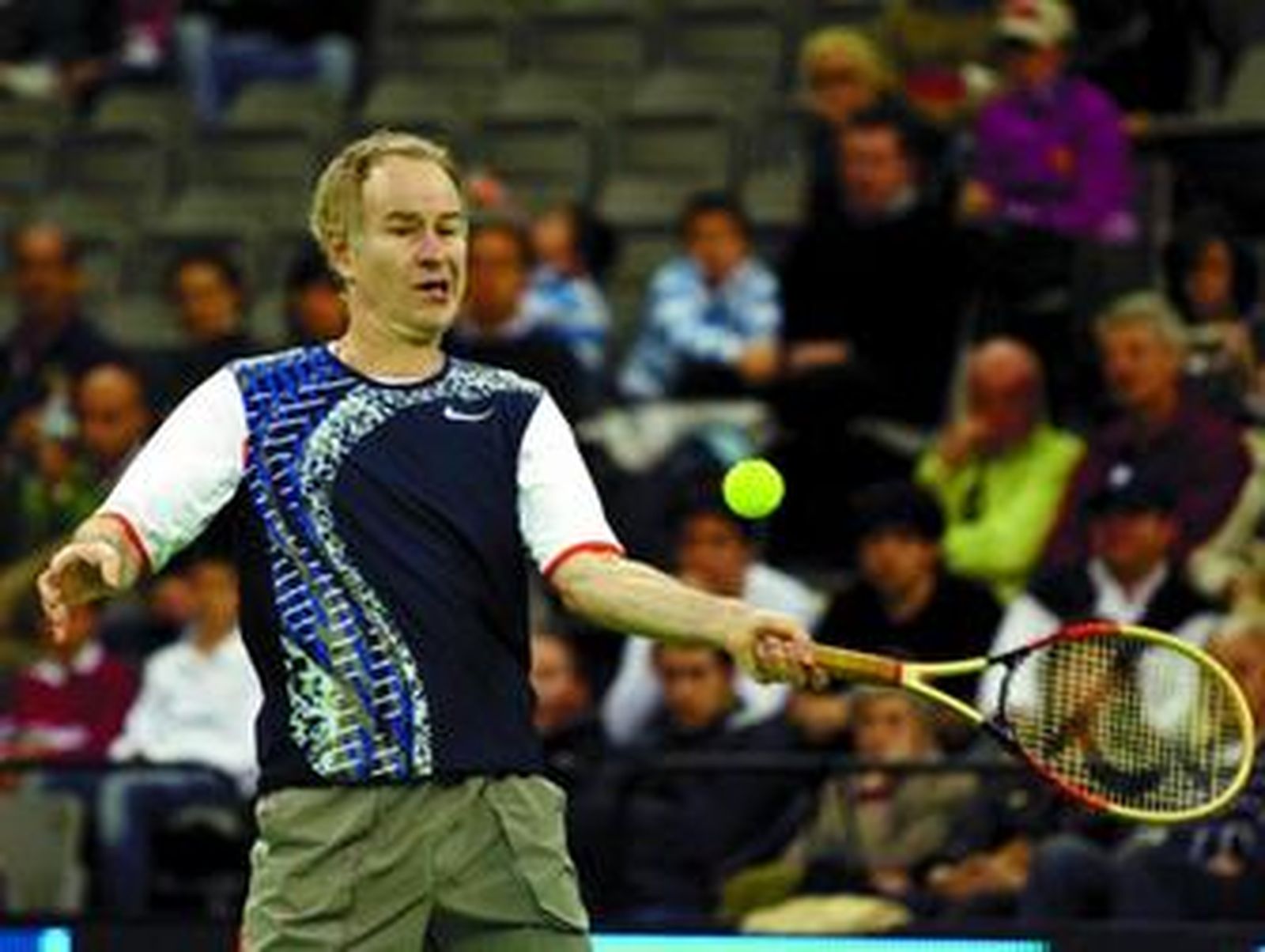 El estadounidense demostró estar en buena forma y dio un gran espectáculo en el Palacio.
