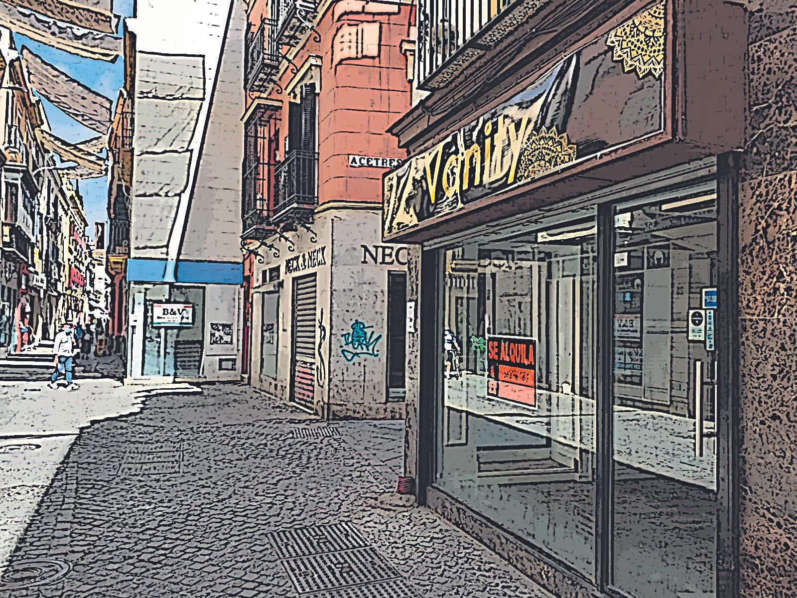 Un local de la calle Cuna en alquiler.