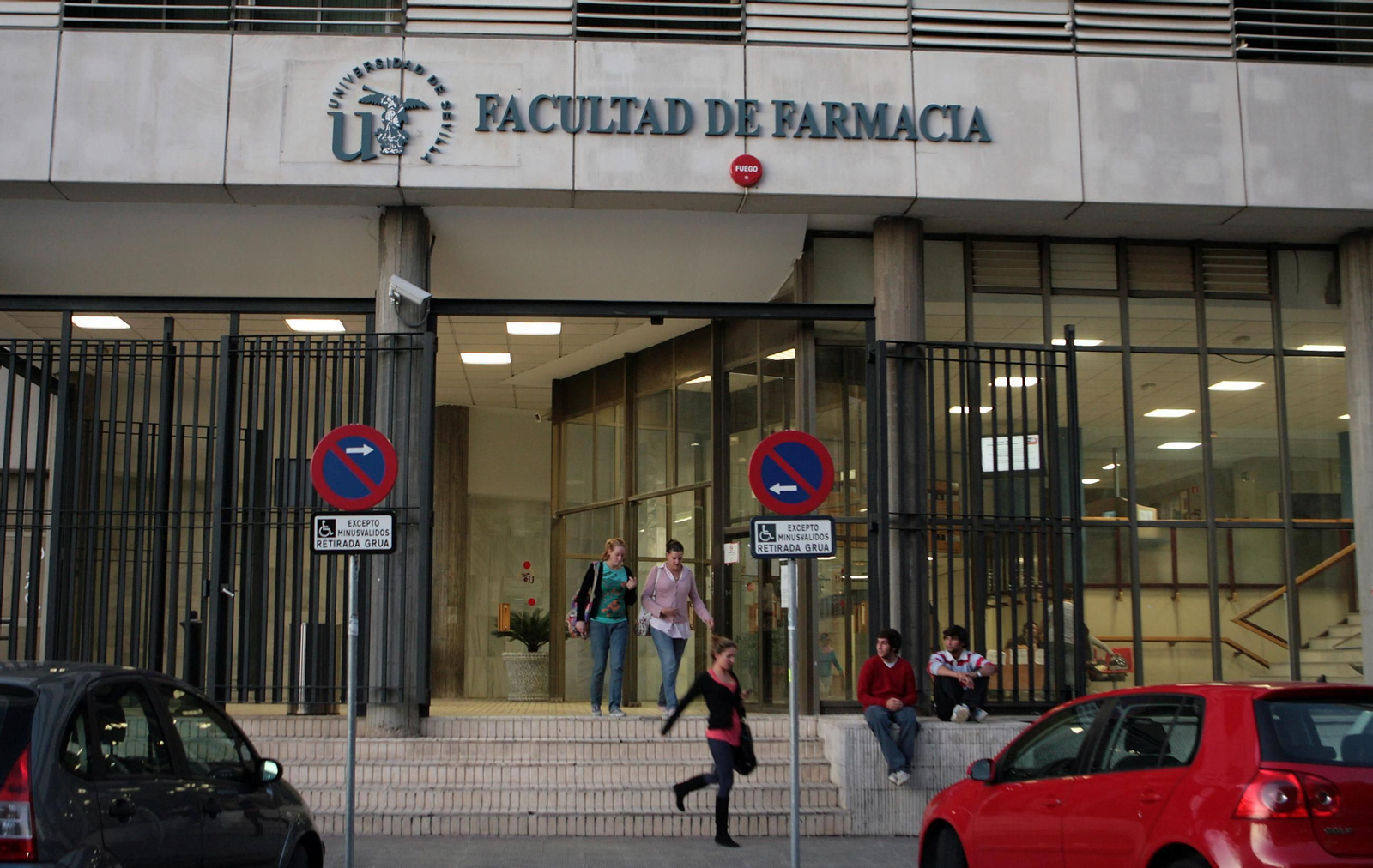 Facultad de Farmacia, donde Carmen Vargas ha arrasado en las elecciones del 30 de octubre.