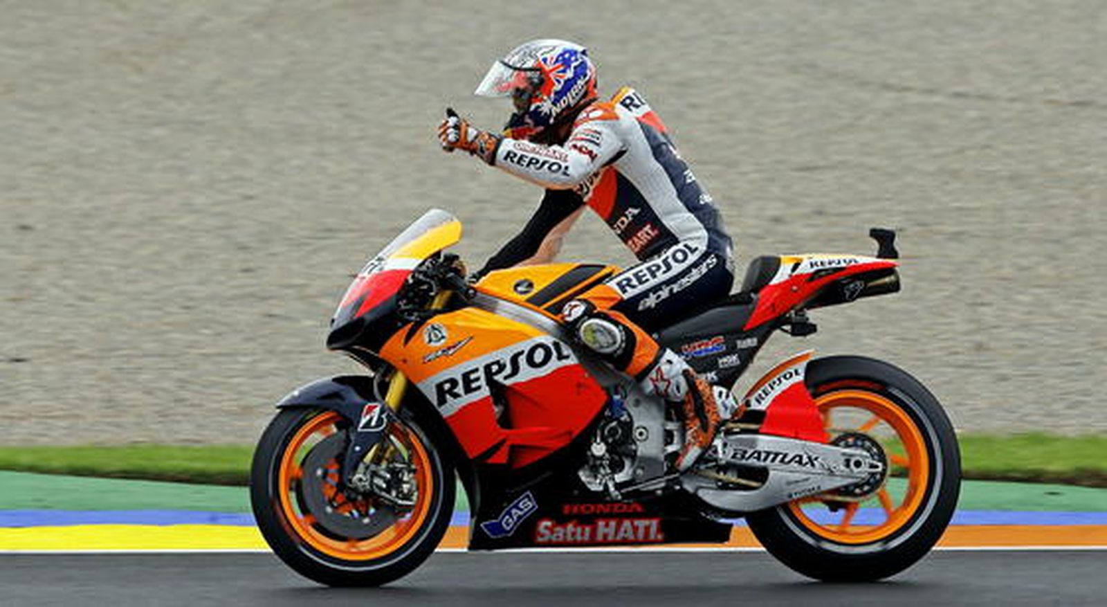 Carrera de MotoGP.

Foto: EFE