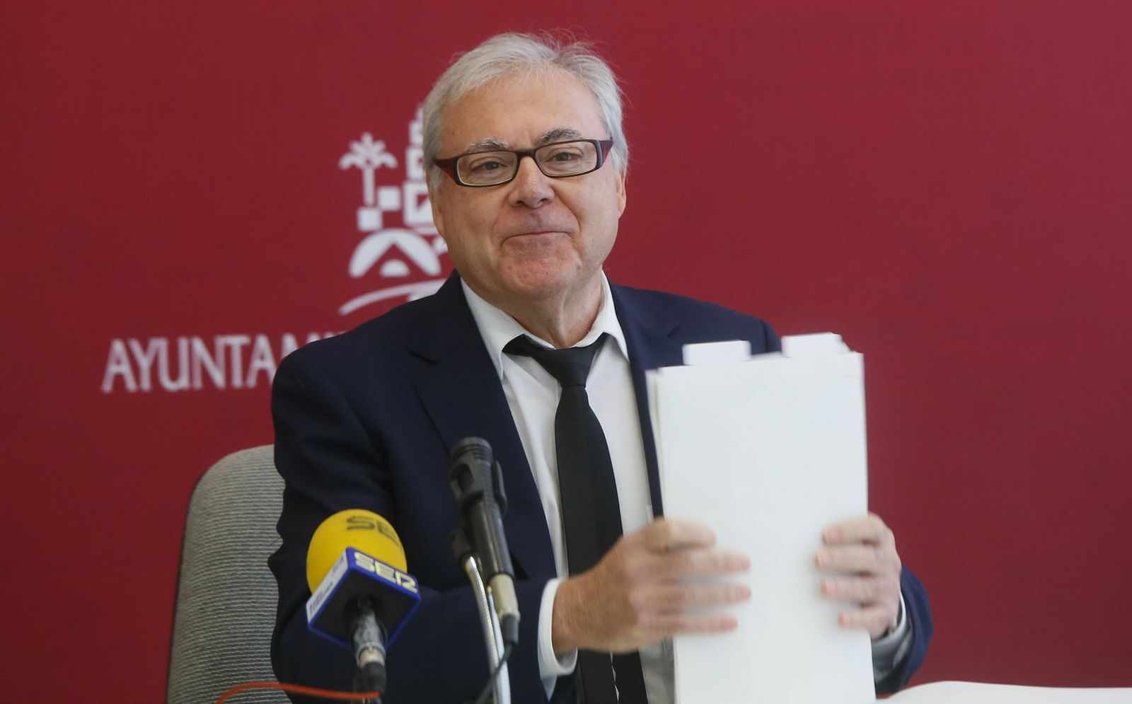 El delegado de Presidencia, Emilio Aumente.