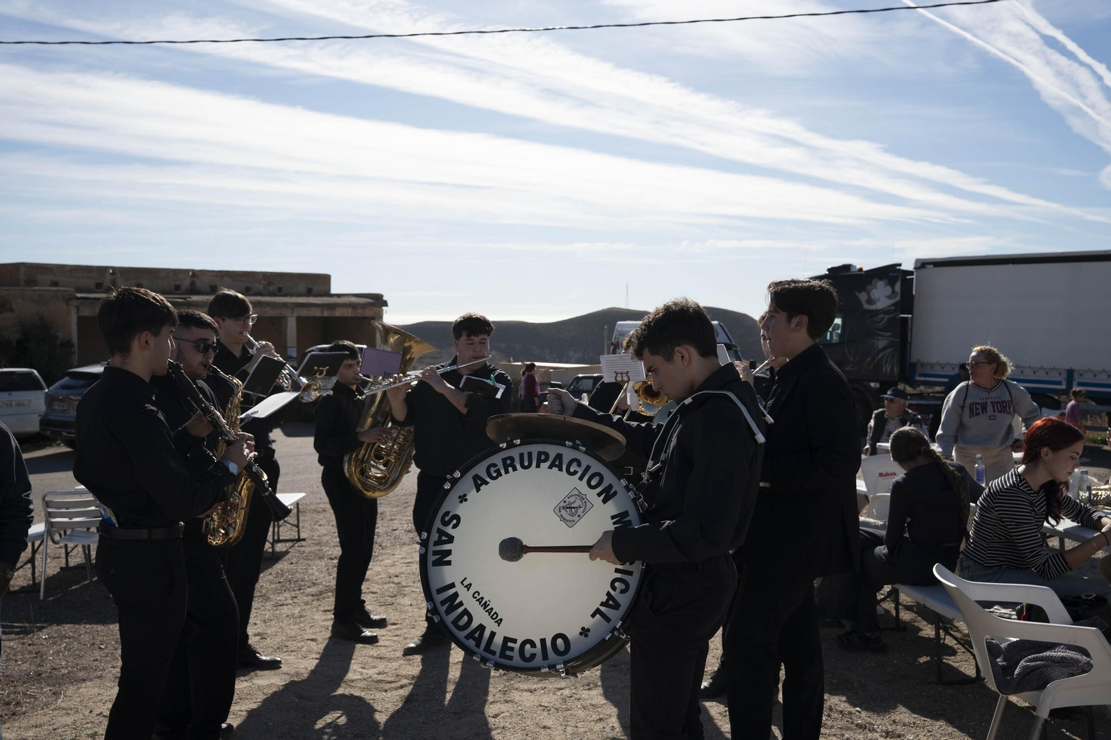 Las imágenes de la romería en Cuevas de Los Úbeda