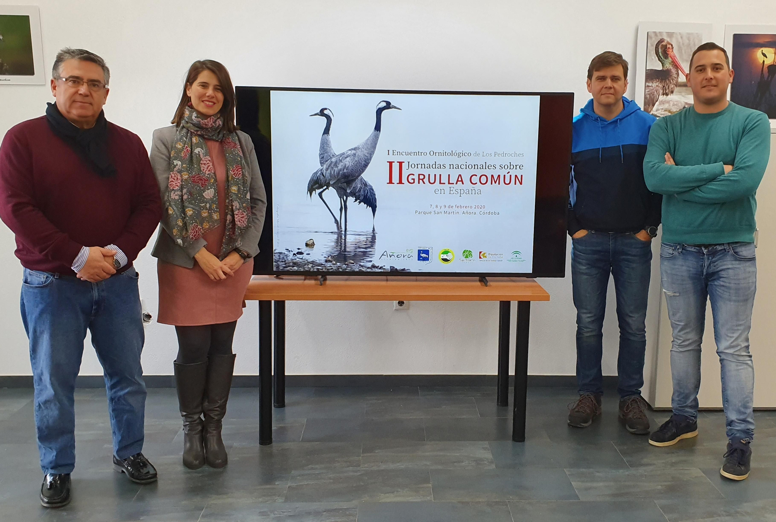 Bartolomé Madrid, Araceli Cabello,  Juan Manuel Sánchez y Antonio Luis Caballero.