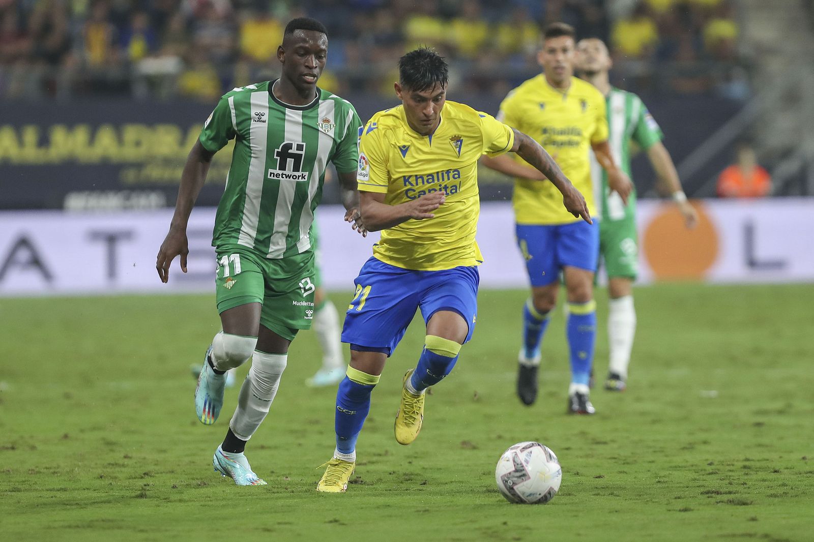 Imagen del último partido entre  Cádiz y Betis